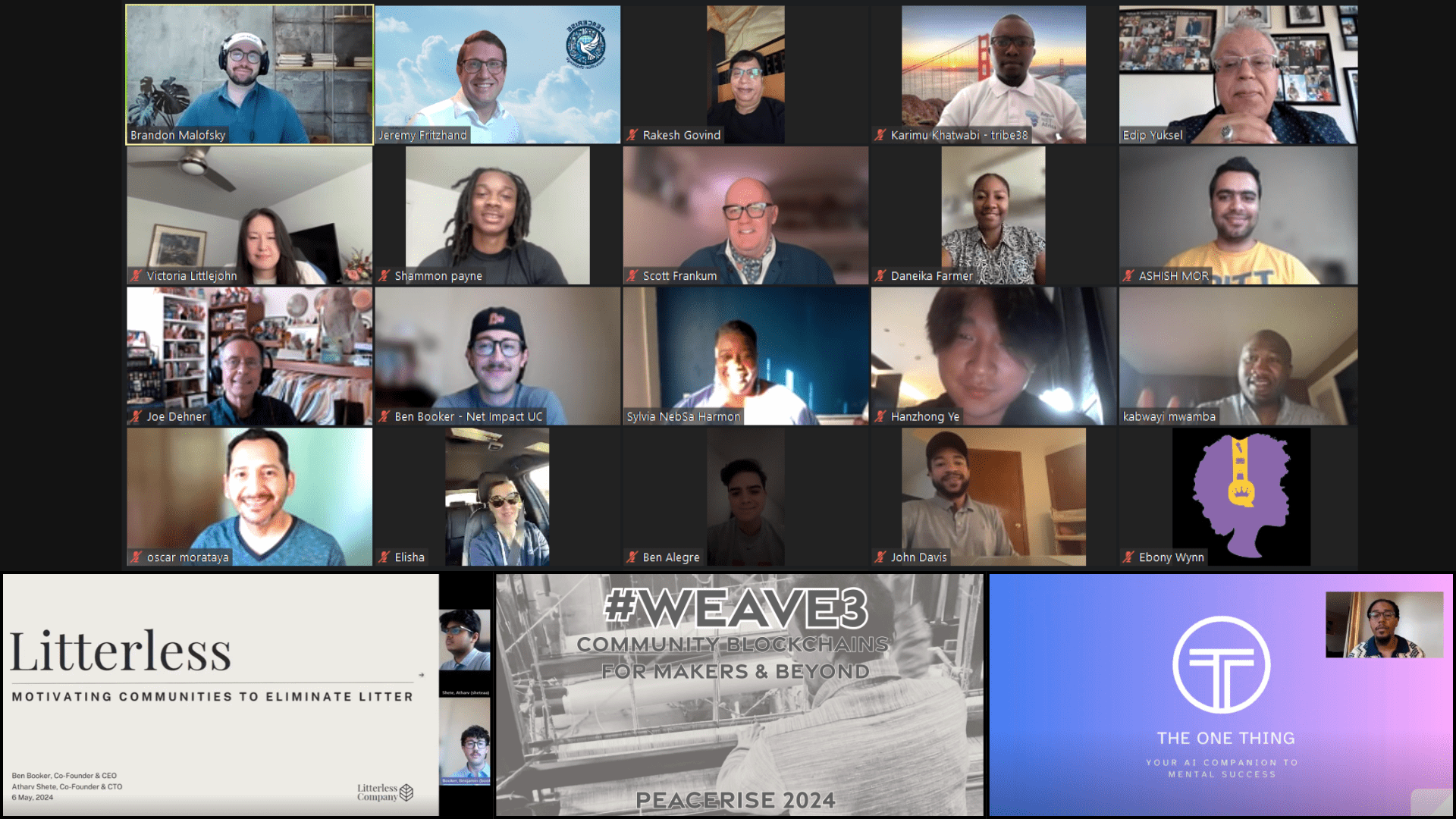 PeaceRise Innovation Challenge awards ceremony